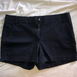 J. Crew 4” navy chino short
